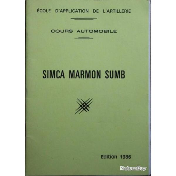 Manuel SIMCA MARMON SUMB dition 1986