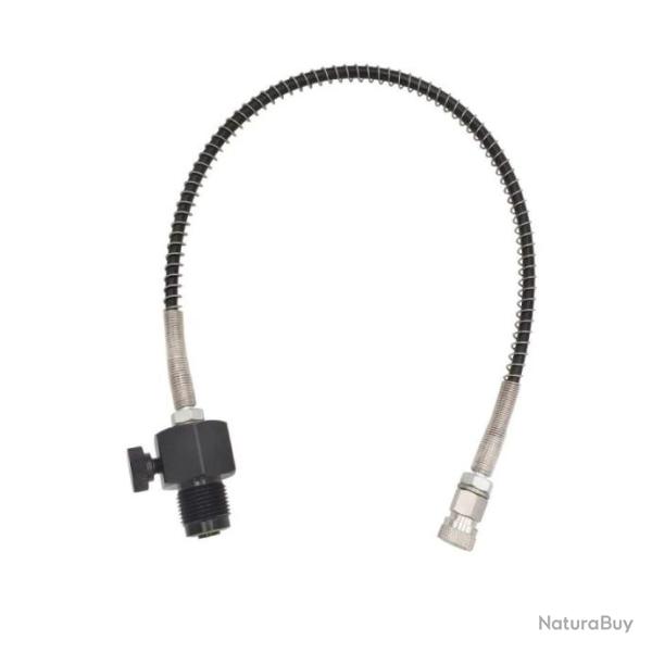 Adaptateur PCP 300 bars pour bouteille de plong�e (DIN - 5/8 BSP) m�le vers quick connect femelle