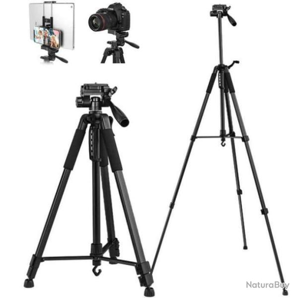 Tr�pied pour Appareil Photo Extensible Aluminium Tr�pied Cam�ra + Sac transport