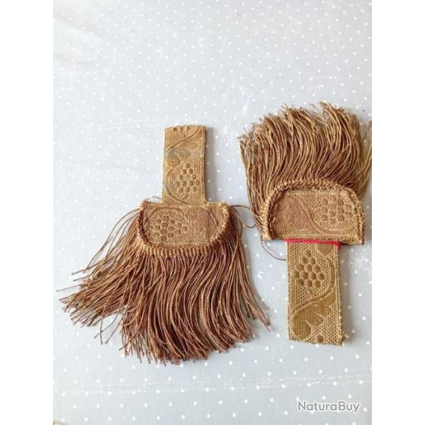 Paire d'epaulettes 1er Empire pour enfant.