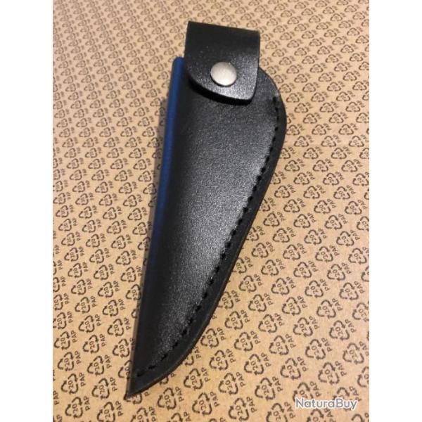 ETUI  CUIR  POIGNARD A LA DESTAING LAGUIOLE POUR PORT A LA CEINTURE 7
