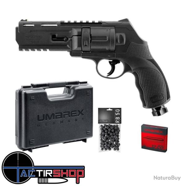 Pack Revolver de d�fense T4E TR50 Gen 2 HDR50 Cal50 - 13J - 100 billes, 5 cartouche CO2 et mallette