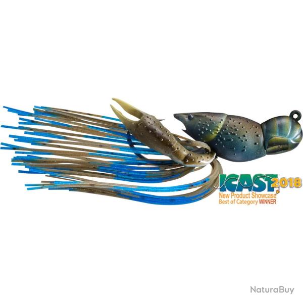 Rubber Jig Live Target Hollow Body Craw 5cm Mud / Blue