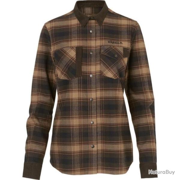 CHEMISE MANCHES LONGUES FEMME HARKILA AIVAK L/S WOMEN - BURGUNDY