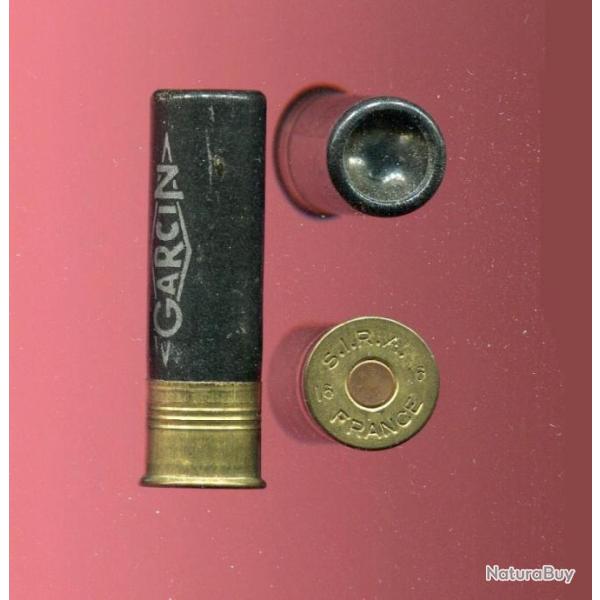 Cal. 16 - marquage : S.I.R.A. 16 FRANCE 16  (pour GARCIN par REY frre  Nimes) - chevrotine