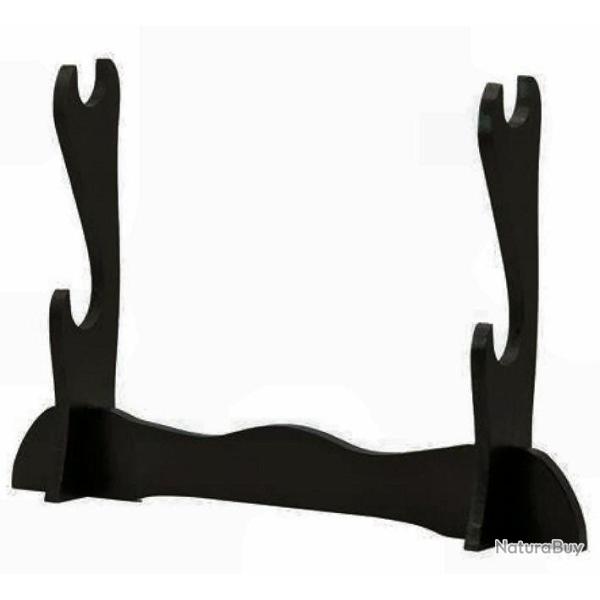 SUPPORTde KATANA 2 PLACES EN BOIS NOIR