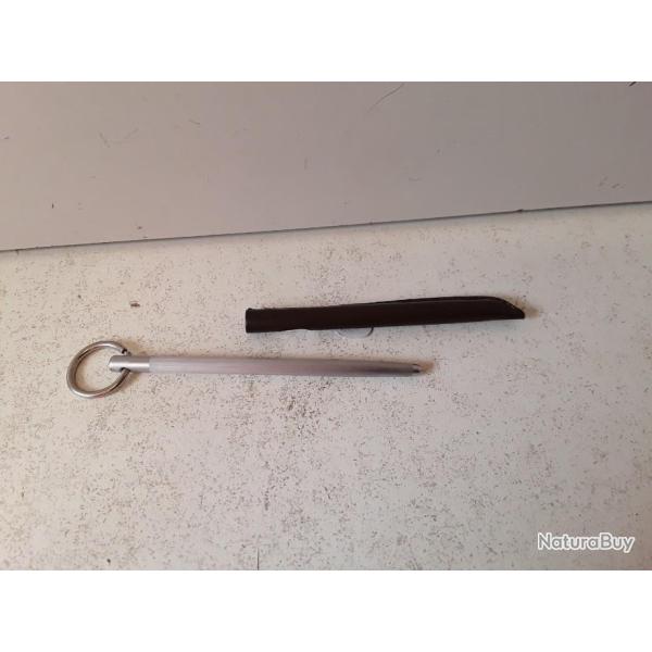 10506 FUSIL DE POCHE PUMA  POUR AIGUISER  14CM  ANNEAU + ETUI CUIR NEUF