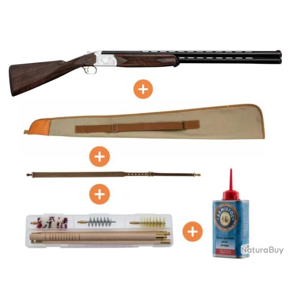 Pack Fusil Superpos� Yildiz Luxe Calibre 20 Crosse Anglaise