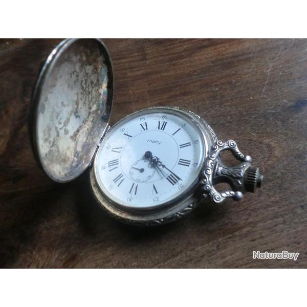 montre a gousset  mecanique / maty