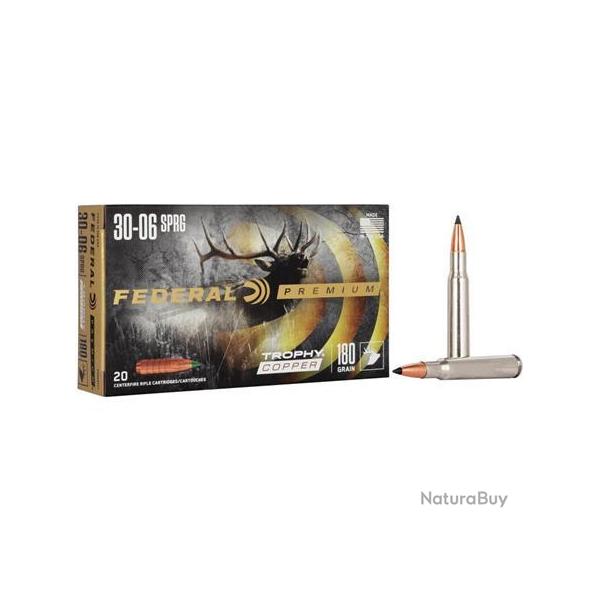 Munitions Federal Premium Ogive Trophy Copper - Cal. 30-06 Sprg. - 180 grains