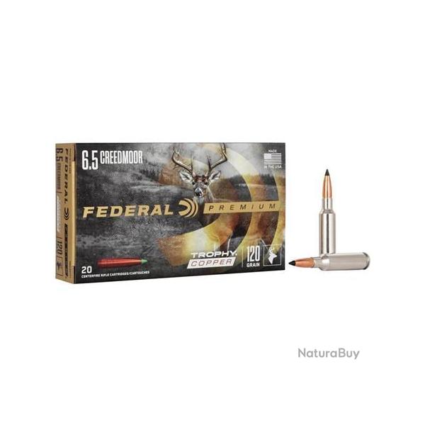 Munitions Federal Premium Ogive Trophy Copper - Cal. 6.5 Creedmoor