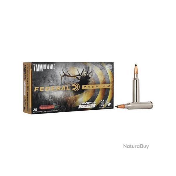 Munitions Federal Premium Ogive Trophy Bonded Tip - Cal. 7mm Rem. Mag.