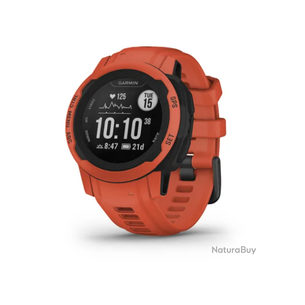 Montre GPS Garmin Multi-Fonctions Instinct 2X - Rouge