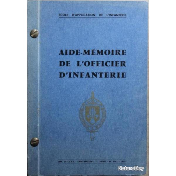 Aide mmoire de l'officier d'infanterie  de 1959
