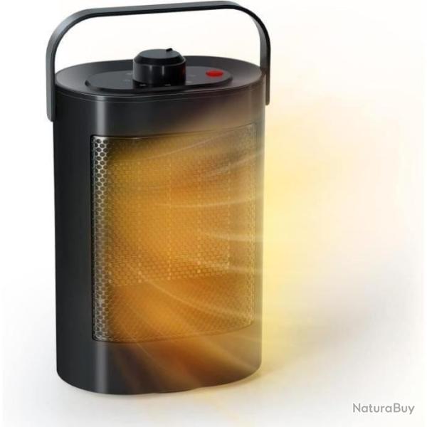 Radiateur Soufflant 1500 W Chauffage 3 Modes PTC C�ramique anti-surchauffe SDB