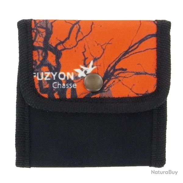 Pochette Ceinture 9 Balles Camo Orange Fuzyon Chasse