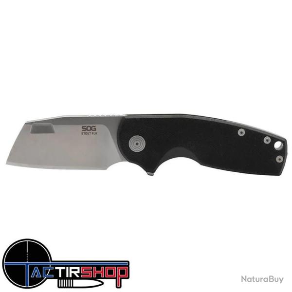 Couteau SOG Stout FLK Cleaver Black