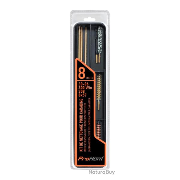 Kit de Nettoyage Prohunt pour Carabine Calibre 30-06, 300Win, 308Win, 8x57