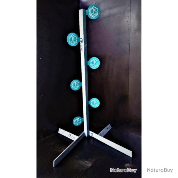 gong r�actif arbre de duel V2 . rond de 15cm MK GONG du 22lr au 44mag