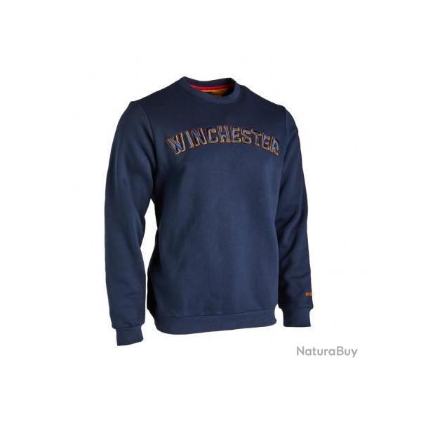 PULL WINCHESTER FALCON CREW NECK COULEUR BLEU