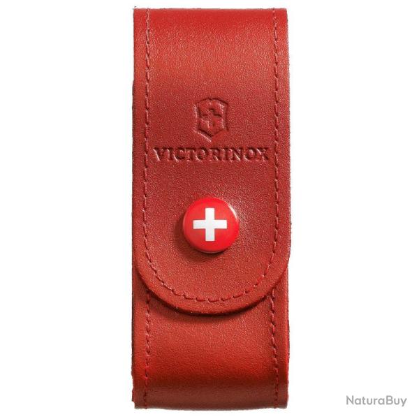 Etui cuir rouge Victorinox 91mm 6 � 14 P 4.0520.1