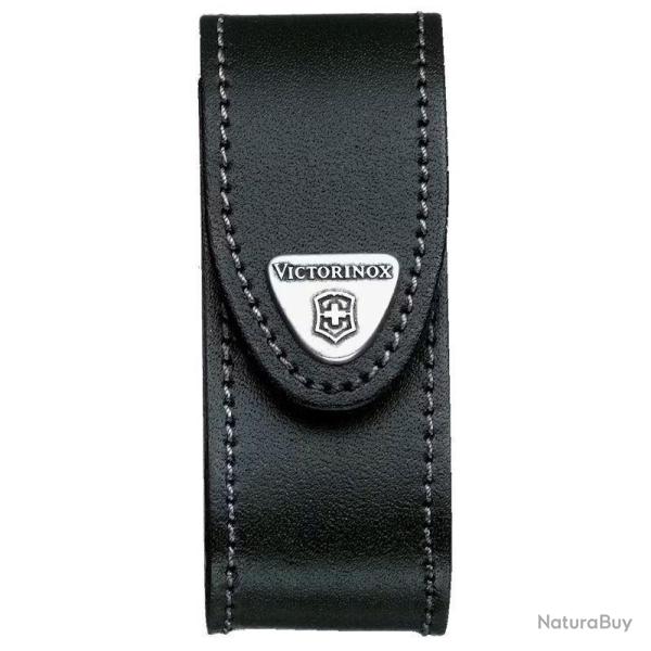 Etui cuir noir Victorinox 91mm 6 � 14 P 4.0520.3