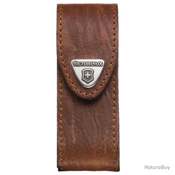 Etui cuir marron Victorinox 91mm 6 � 14 P 4.0543
