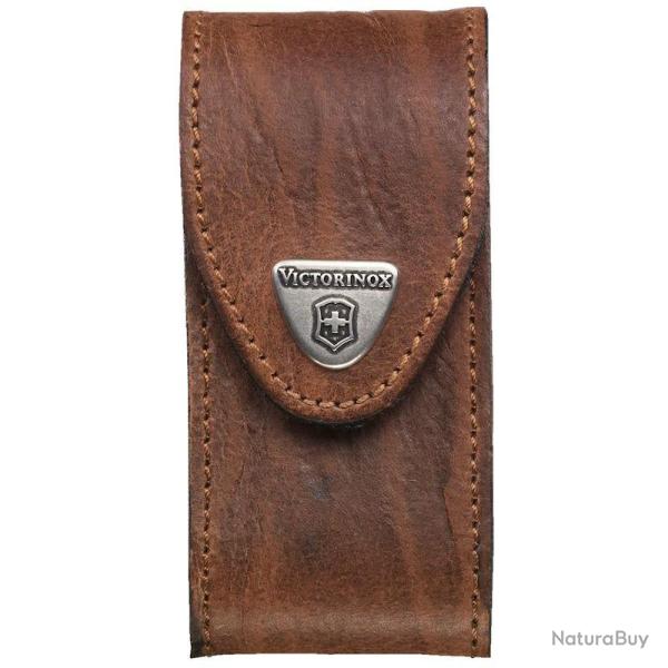 Etui cuir marron Victorinox 91mm 15 � 23 P 4.0545