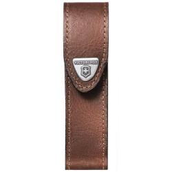 Etui cuir marron Victorinox 111mm jusqu'&agrave; 10 P 4.0547