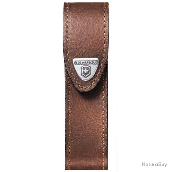 Etui cuir marron Victorinox 111mm jusqu'� 10 P 4.0547