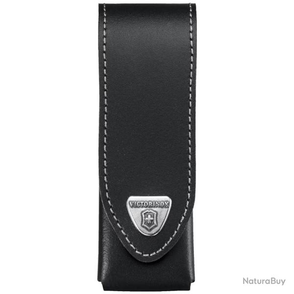 Etui cuir noir Victorinox 111mm jusqu'� 10 P 4.0523.3