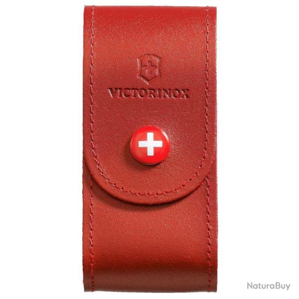 Etui cuir rouge Victorinox 91mm 15 � 23 P 4.0521.1