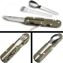 Couvert camping Bivouac arm&eacute;e vert TB Outdoor