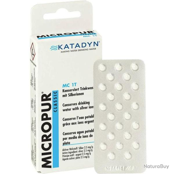 Katadyn Micropur Classic MC 1T en boite de 50 comprim�s
