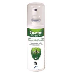 R&eacute;pulsif anti-insectes Biovectrol Eucalyptus 80 ml