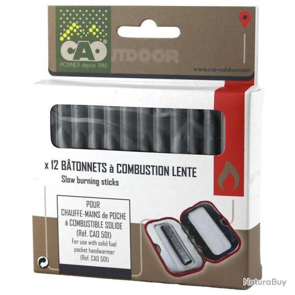 12 b�tonnets de rechange pour chaufferette CAO