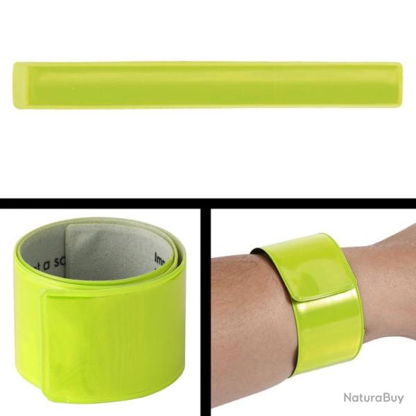 Bracelet et brassard r�tro r�fl�chissant CAO fluo Roll Up