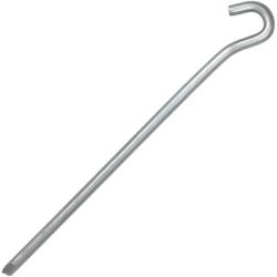 6 piquets de tente CAO acier 230mm 7mm&oslash;