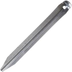 10 piquets de tente CAO corni&egrave;res acier 230mm