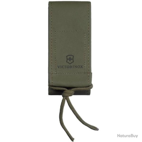 Etui cuir synth�tique vert Victorinox 111mm jusqu'� 10 P 4.0822.4