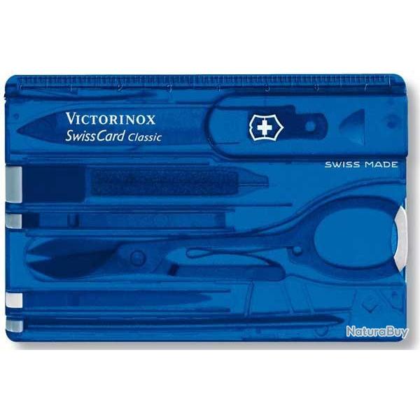 Carte multifonction SwissCard Classic Victorinox bleue
