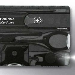 Carte multifonction SwissCard Lite Victorinox noire