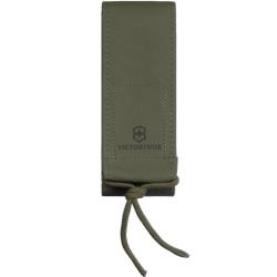 Etui cuir synth&eacute;tique vert Victorinox 130mm jusqu'&agrave; 10 P 4.0838.4