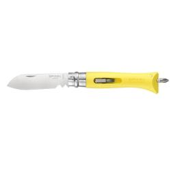 Couteau Opinel N&deg;9 Bricolage jaune