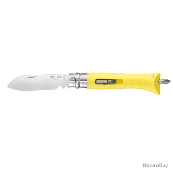 Couteau Opinel N�9 Bricolage jaune