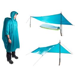 Poncho Tarp Sea to Summit Ultra-Sil Nano bleu
