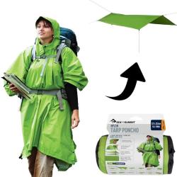 Poncho Tarp Sea to Summit Nylon vert