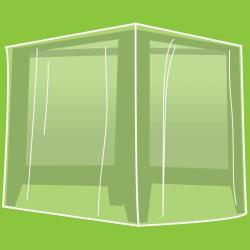 Moustiquaire lit b&eacute;b&eacute; Pharmavoyage impr&eacute;gn&eacute;e