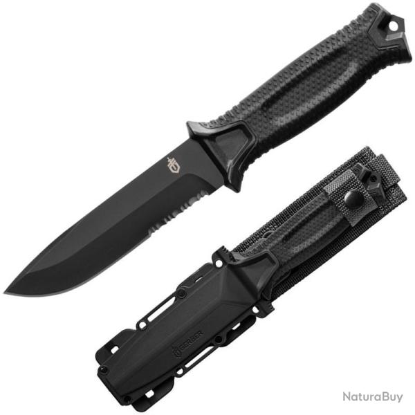Couteau Gerber Strongarm Serrated noir
