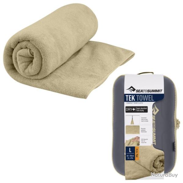 Serviette microfibre Sea to Summit Tek Towel L 60x120 sable